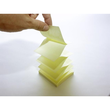 Haftnotizen 75x75mm gelb Z-Faltung Papier BestStandard (ST=100 BLATT) Produktbild Additional View 2 S
