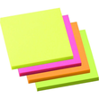 Haftnotizen 75x75mm neonfarben Papier BestStandard (PACK=4x 100 BLATT) Produktbild
