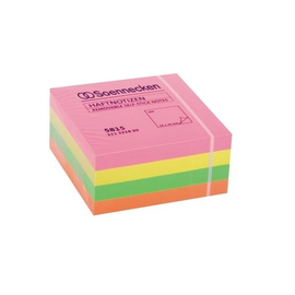 Haftnotizen Würfel 75x75mm neonfarben Papier BestStandard (ST=400 BLATT) Produktbild