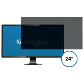 Blickschutzfilter 2-fach für 24" Monitor (16:9) Rahmenlos schwarz Kensington 626487 Produktbild