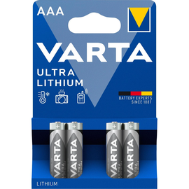 Batterien Ultra Lithium Micro AAA 1,5V FR03 Varta 6103 (PACK=4 STÜCK) Produktbild