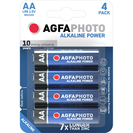 Batterien Platinum Mignon AA 1,5V AgfaPhoto LR06 (PACK=4 STÜCK) Produktbild