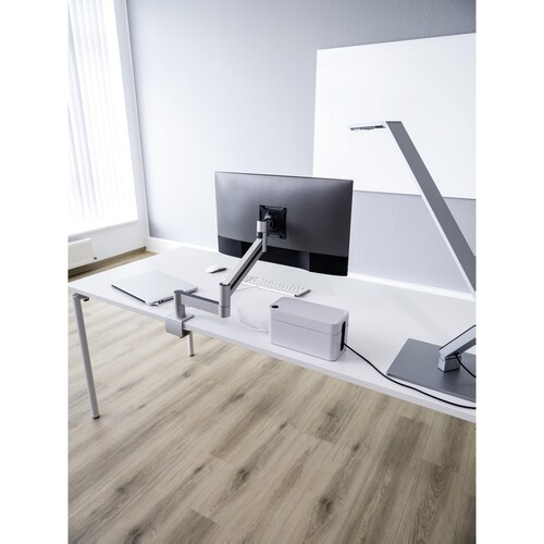 Monitorarm für 1 Monitor mit Tischklemme metallic silber Durable 5083-23 Produktbild Additional View 4 L