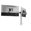Monitorarm für 2 Monitore mit Tischhalterung silber Durable 5086-23 Produktbild Additional View 2 S