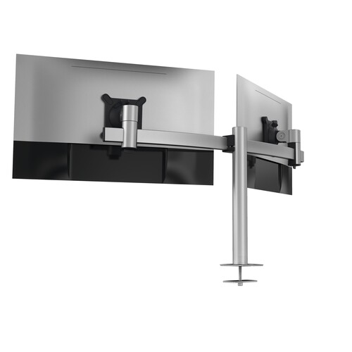 Monitorarm für 2 Monitore mit Tischhalterung silber Durable 5086-23 Produktbild Additional View 2 L