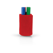 Stiftehalter Tray SMALL 6x10x6cm magnethaftend rPET-Filz rot Magnetoplan 1227606 Produktbild Additional View 1 S