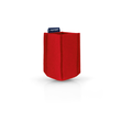 Stiftehalter Tray SMALL 6x10x6cm magnethaftend rPET-Filz rot Magnetoplan 1227606 Produktbild