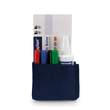 Stiftehalter Tray MEDIUM 13x10x6cm magnethaftend rPET-Filz blau Magnetoplan 1227714 Produktbild Additional View 3 S