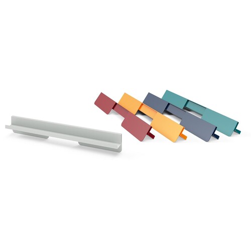 Ablageleiste für Infinity Wall 8,9x9,6x4,6cm rubinrot Magnetoplan 114603003 Produktbild Additional View 1 L
