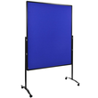 Moderationswand PREMIUM+ mobil 150x120cm marineblau filzbespannt Legamaster 7-204410 Produktbild