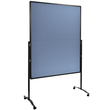 Moderationswand PREMIUM+ klappbar mobil 150x120cm blaugrau filzbespannt Legamaster 7-205210 Produktbild Additional View 1 S
