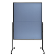 Moderationswand PREMIUM+ klappbar mobil 150x120cm blaugrau filzbespannt Legamaster 7-205210 Produktbild