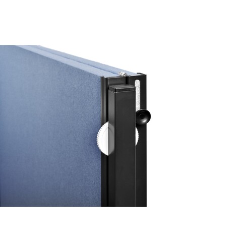 Moderationswand PREMIUM+ klappbar mobil 150x120cm blaugrau filzbespannt Legamaster 7-205210 Produktbild Additional View 6 L