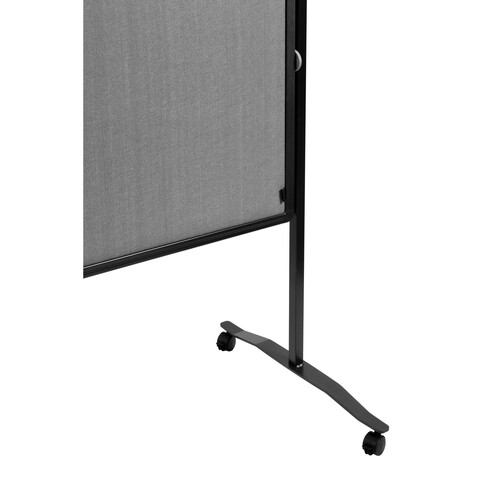 Moderationswand PREMIUM+ klappbar mobil 150x120cm grau filzbespannt Legamaster 7-205510 Produktbild Additional View 9 L