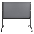 Moderationswand PREMIUM+ klappbar mobil 150x120cm grau filzbespannt Legamaster 7-205510 Produktbild Additional View 2 S