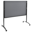 Moderationswand PREMIUM+ klappbar mobil 150x120cm grau filzbespannt Legamaster 7-205510 Produktbild Additional View 3 S