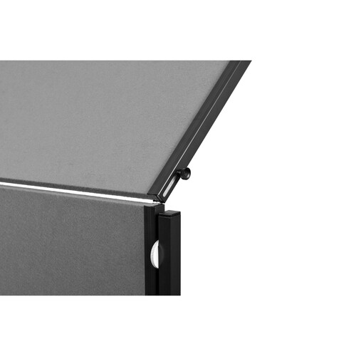 Moderationswand PREMIUM+ klappbar mobil 150x120cm grau filzbespannt Legamaster 7-205510 Produktbild Additional View 5 L