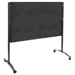 Moderationswand PREMIUM+ klappbar mobil 150x120cm anthrazit filzbespannt Legamaster 7-205610 Produktbild Additional View 1 S