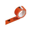 PP Klebeband orange mit Warndruck 50mm x 66m / "Bruchgefahr" (RLL=66 METER) Produktbild