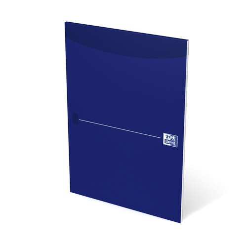 Briefblock Oxford Deckblatt blue A4 blanko 50Blatt 90g Optik Paper Landré 100050239 Produktbild Front View L