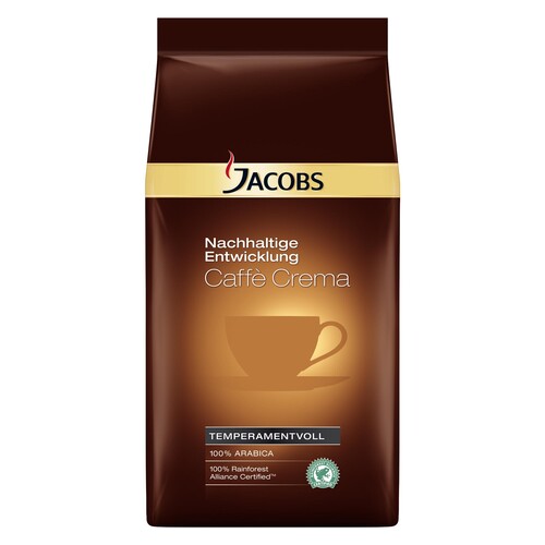 JACOBS Kaffee Nachhaltige Entwicklung Caffe Crema 4031706 1kg Produktbild Front View L