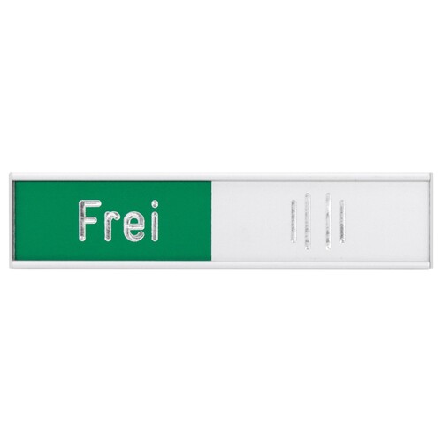 Franken Türschild besetzt BS0117 102x27,4mm al selbstkl. Produktbild Additional View 1 L