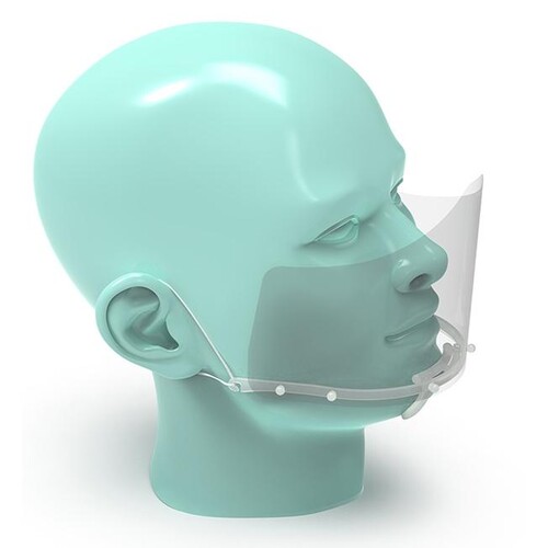 Gesichtsschutzschild für Mund / Nase mit einem Schutzschild Renz 4798000101 Produktbild Additional View 1 L