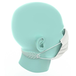 Maskenhalter Tragehilfe für Mund- und Nasenschutz Renz 4798000130 (PACK=3 STÜCK) Produktbild