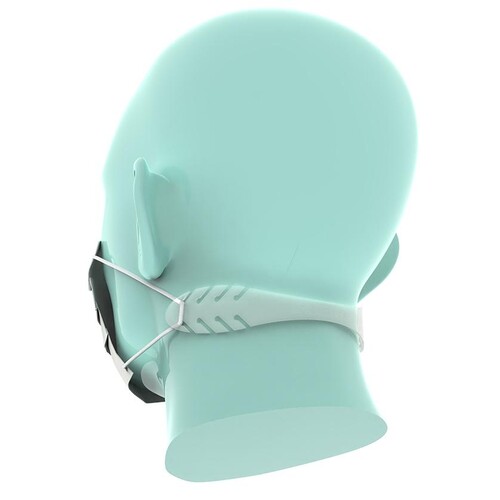 Maskenhalter Tragehilfe für Mund- und Nasenschutz Renz 4798000130 (PACK=3 STÜCK) Produktbild Additional View 1 L