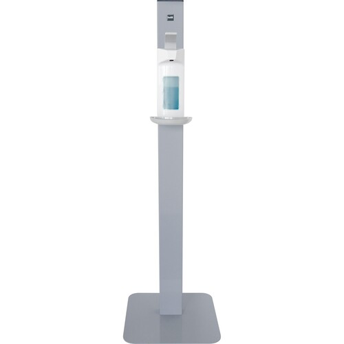 Desinfektionsmittelspender auf Säule inklusive Leerflasche mittelgrau Helit H6817087 Produktbild Additional View 1 L