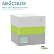 Kohlendioxid CO2 Sensor AIR2COLOR bis 80m² Renz 4798000260, 10x10x10cm inklusive Netzteil Produktbild