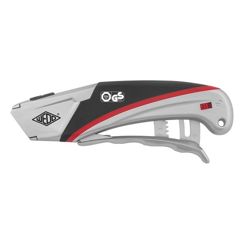 Schneidemesser Safety Cutter mit Zangengriff Alu silber/schwarz Wedo 78835 Produktbild