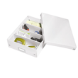Organisationsbox WOW Click & Store 370x281x100mm mittel weiß Leitz 6058-00-01 Produktbild Additional View 1 S
