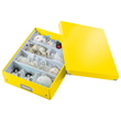 Organisationsbox WOW Click & Store 280x100x370mm mittel gelb Leitz 6058-00-16 Produktbild Additional View 2 S