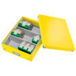 Organisationsbox WOW Click & Store 280x100x370mm mittel gelb Leitz 6058-00-16 Produktbild Additional View 3 S
