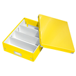 Organisationsbox WOW Click & Store 280x100x370mm mittel gelb Leitz 6058-00-16 Produktbild Additional View 4 S