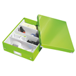 Organisationsbox WOW Click & Store 280x100x370mm mittel grün Leitz 6058-00-54 Produktbild Additional View 1 S