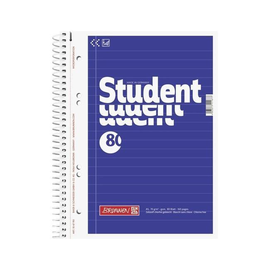 Collegeblock A5 liniert Rand links 80Blatt 70g Brunnen Student 67951 Produktbild