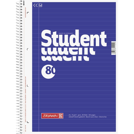 Collegeblock A4 liniert Rand links 80Blatt 70g Brunnen Student 67941 Produktbild