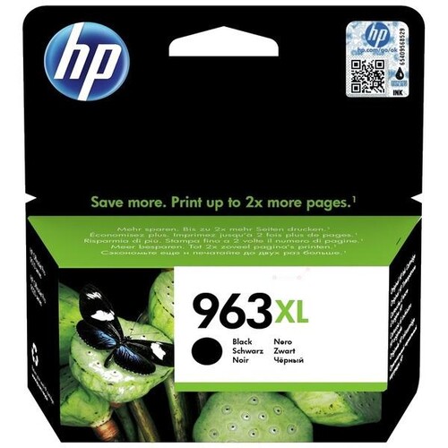 Tintenpatrone 963XL für HP OfficeJet Pro 9010/9020 47,86ml schwarz HP 3JA30AE Produktbild Front View L