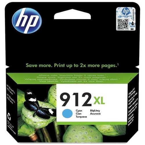 Tintenpatrone 912XL für HP OfficeJet Pro 8010/8020 9,9ml cyan HP 3YL81AE Produktbild Front View L