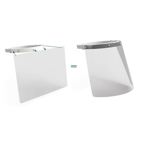 Gesichtsschutzschild mit einem Schutzschild Renz 4798000100 Produktbild Additional View 1 L