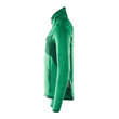 Fleecepullover mit kurzem Reißverschluss Microfleecejacke / Gr. L, Grasgrün/Grün Produktbild Additional View 1 S