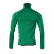 Fleecepullover mit kurzem Reißverschluss Microfleecejacke / Gr. L, Grasgrün/Grün Produktbild Additional View 2 S