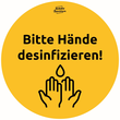 Corona Hinweis-Aufkleber Set Gastro Zweckform 49401 (PACK=12 ETIKETTEN) Produktbild Additional View 1 S