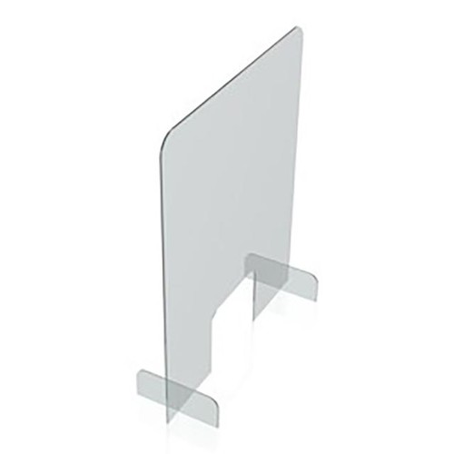 Hygieneschutzwand 70x85cm Durchreiche 25x20cm Tiefe Füße 24,6cm Magnetoplan 1102770 Produktbild Additional View 1 L