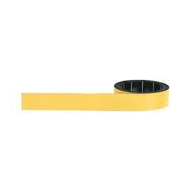 Magnetband 1m x 15mm gelb beschriftbar Magnetoplan 1261502 Produktbild