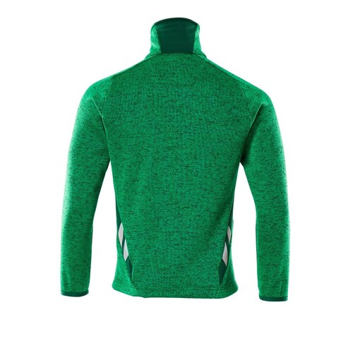 Strickpullover mit Reißverschluss  Strickjacke / Gr. 4XL, Grasgrün/Grün Produktbild Additional View 2 L