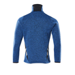 Strickpullover mit Reißverschluss  Strickjacke / Gr. 4XL,  Azurblau/Schwarzblau Produktbild Additional View 2 S