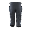 Dreiviertel-Hose, Hängetaschen, Stretch  Handwerker-Dreiviertel-Hose / Gr. C52,  Schwarzblau Produktbild Additional View 2 S